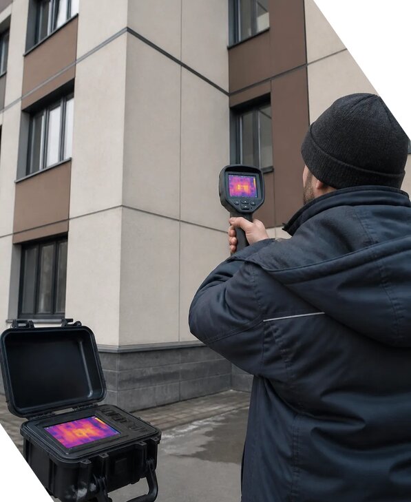 Тепловизионное обследование зданий и сооружений в Минусинске